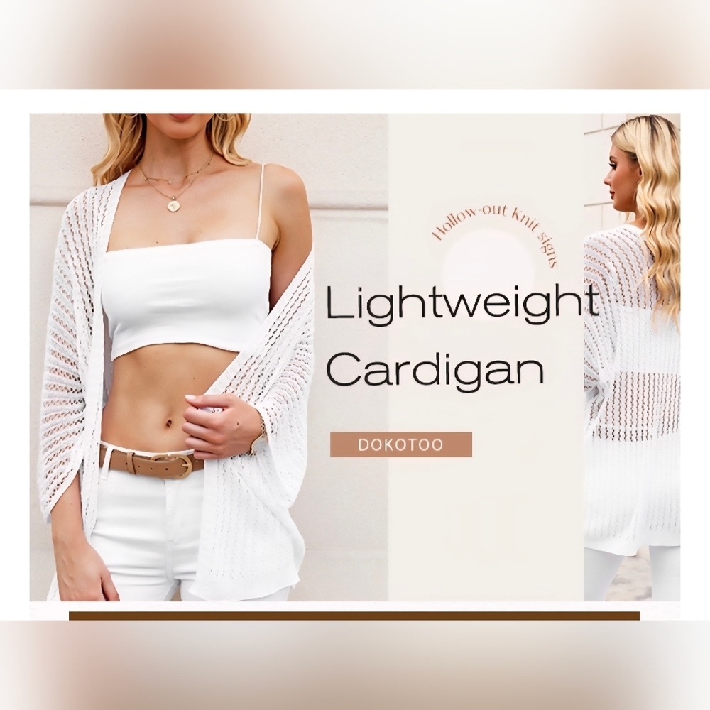 Dokotoo Lightweight Cardigan #1043, 1044 - Picture 8 of 11